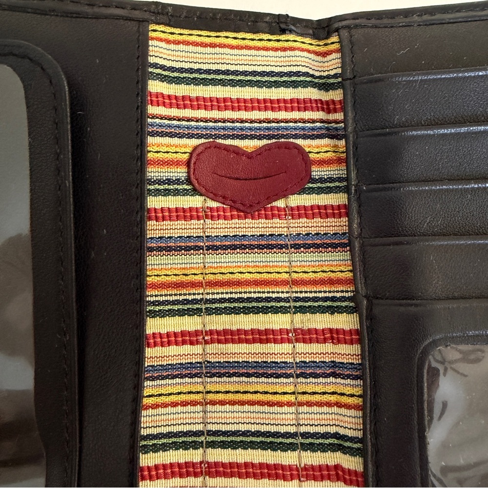 Brighton Black Wallet with Multicolor Interior - Picture 6 of 7